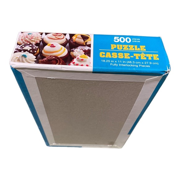 Cupcake 500 Piece Jigsaw Puzzle 18.25” X 11” Greenbrier International Inc. *New - Picture 6 of 6